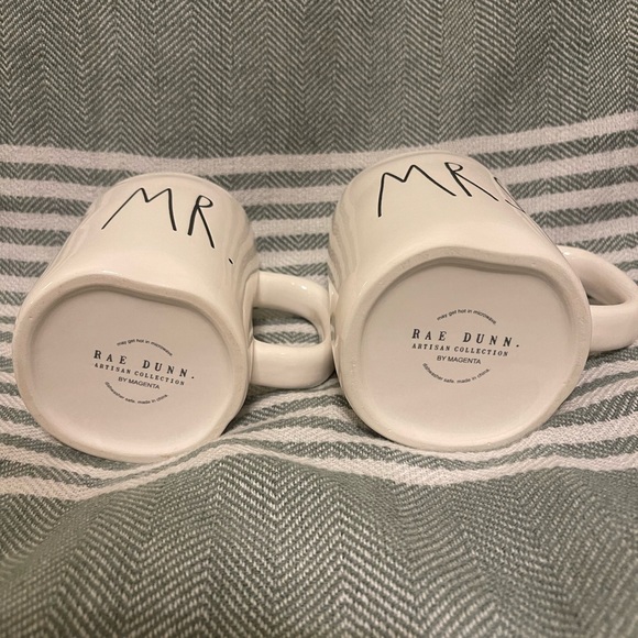 Rae Dunn Mr. & Mrs. Coffee Cup Set - Picture 4 of 5